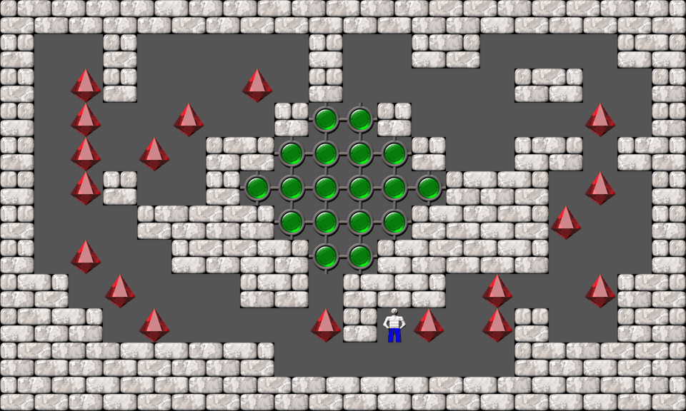 Сокобан More Bugs collections уровень 713